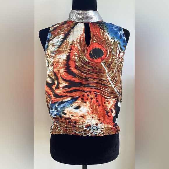 🔥🔥Rétro Sequinned Collar Linen Top🔥🔥 - Picture 1 of 4